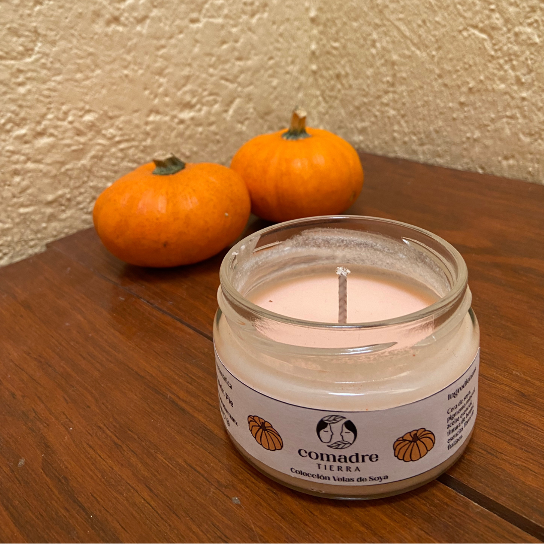 Velas aromática en tarro mason jar chico.