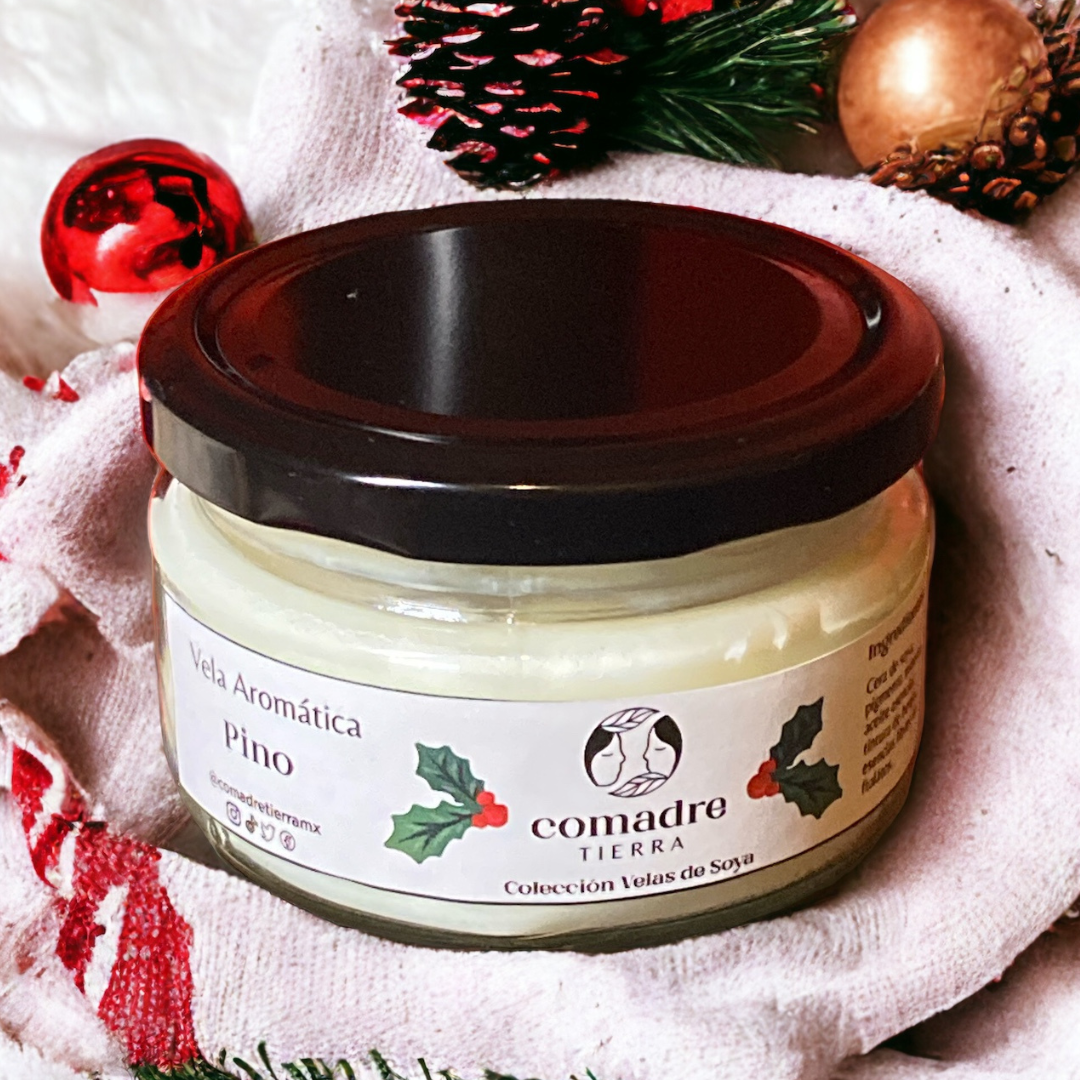 Velas aromática en tarro mason jar chico.