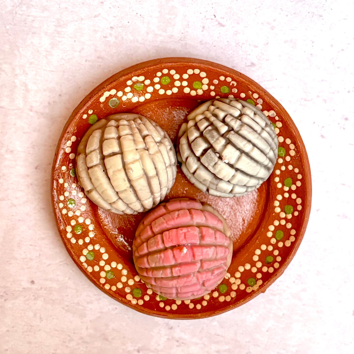 Vela decorativa Concha Pan dulce