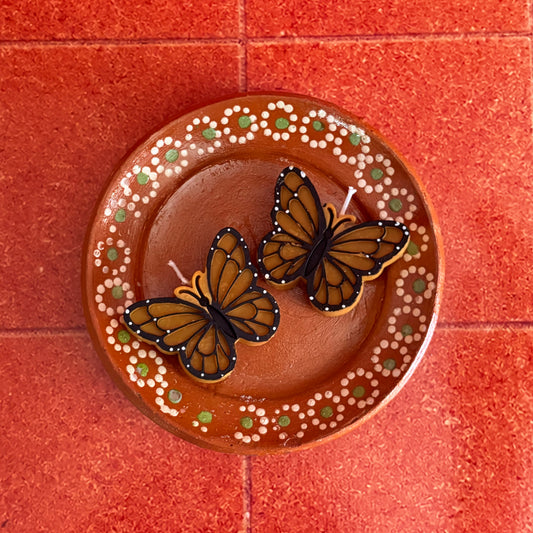Vela decorativa Mariposa Monarca